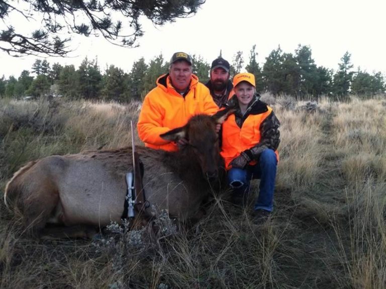 Montana Youth Hunts Lone Wolf Guide Service